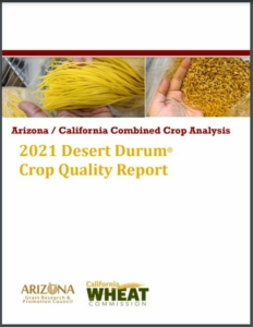 2021 Desert Durum Crop Quality Report