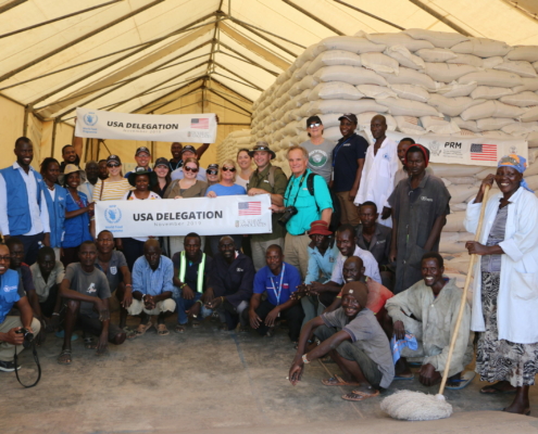 In 2017, a group of U.S. wheat farmers visited Kenya and Tanzania to observe how food aid donations of wheat help alleviate food insecurity.