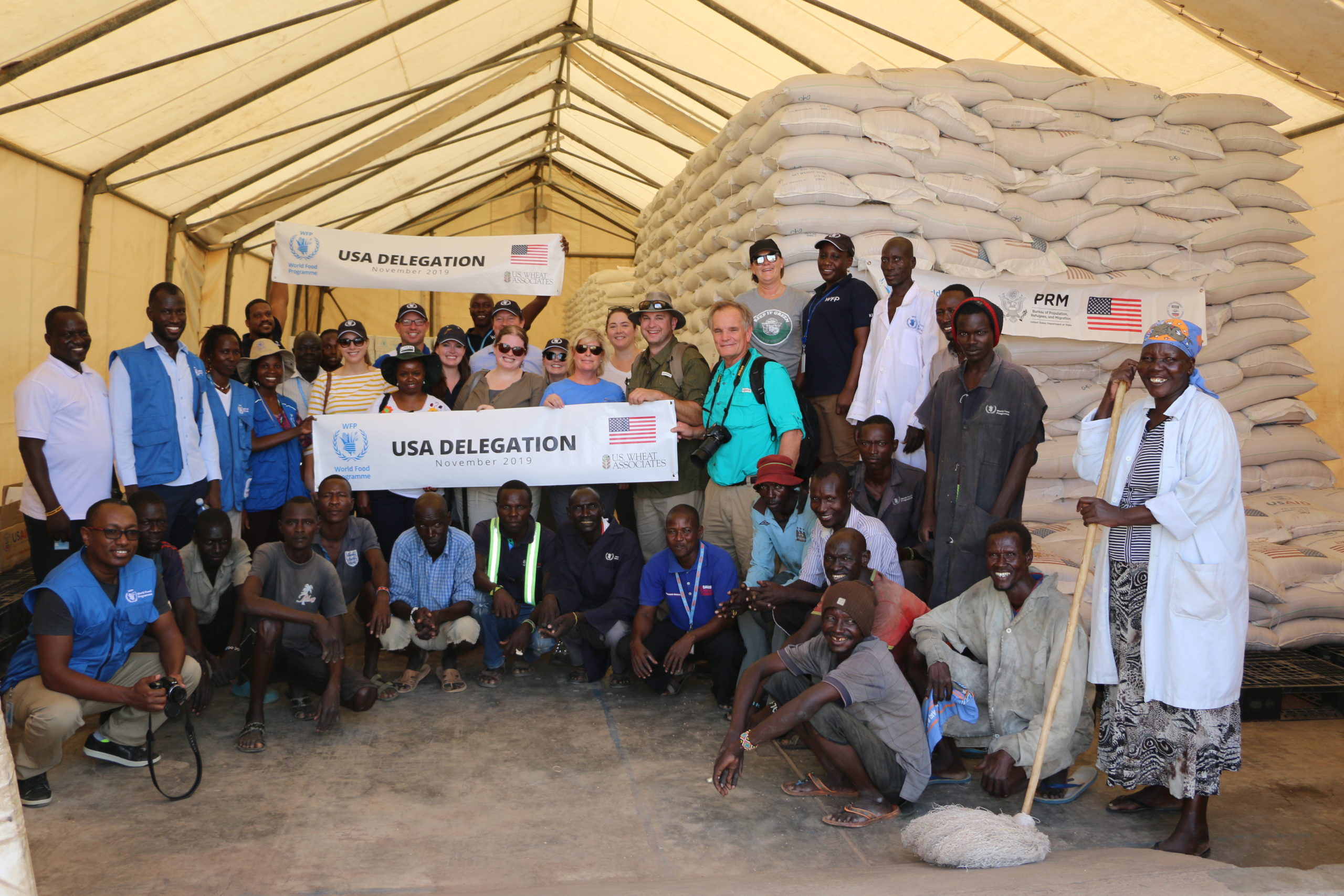 In 2017, a group of U.S. wheat farmers visited Kenya and Tanzania to observe how food aid donations of wheat help alleviate food insecurity.