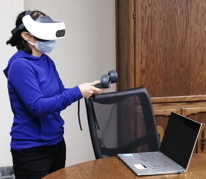 Dr. Senay Simsek is using virtual reality tools to enhance the research and outreach of her wheat quality and carbohydrate chemistry program.