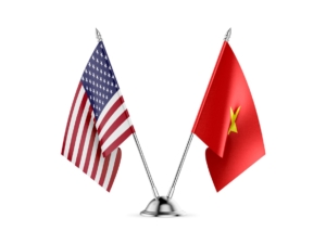 Illustrating a trade agreement between the U.S. and Vietnam.