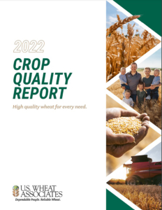 This is the cover of the 2022 USW Crop Quality Report