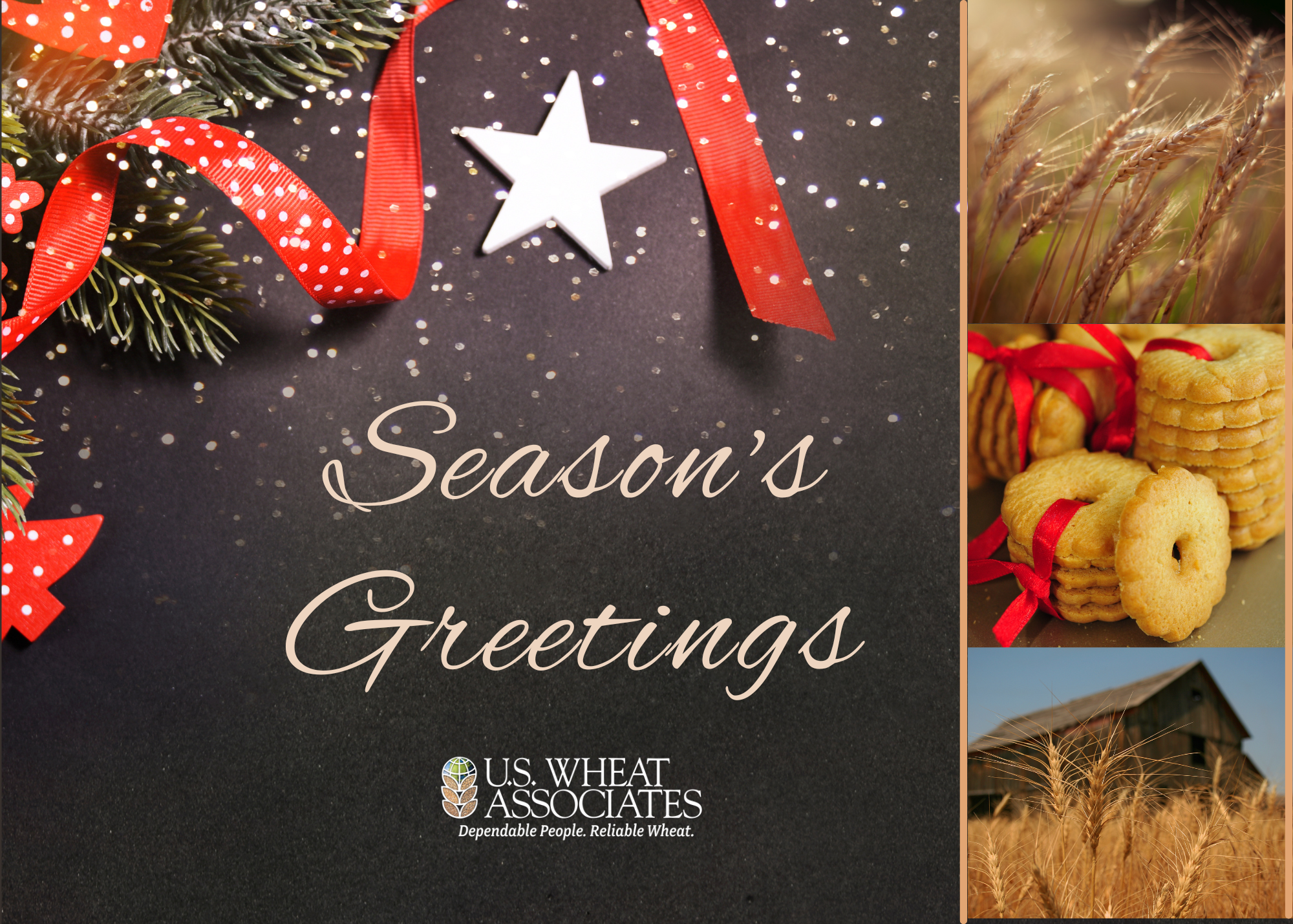 Season's Greetings holiday card from USW.