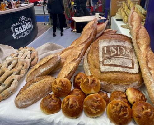 Artisan bread baked by USW consultant Miguel Seguel to demonstrate the quality and versatility of flour milled from U.S. wheat classes