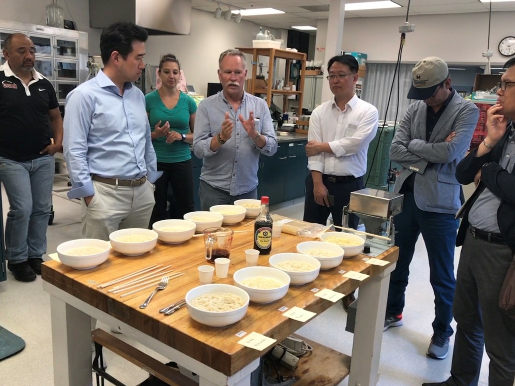 Dr. Craig Morris in 2017 with a Korean milling team