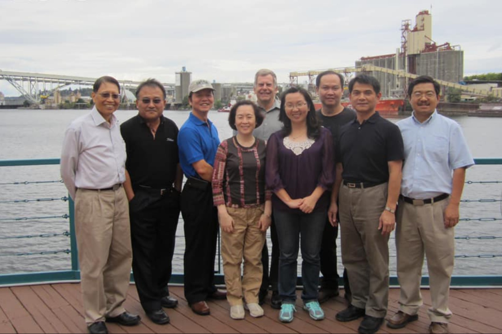 Ron Lu and Taiwan team at the Wheat Marketing Center, Portland, Ore., in 2013.
