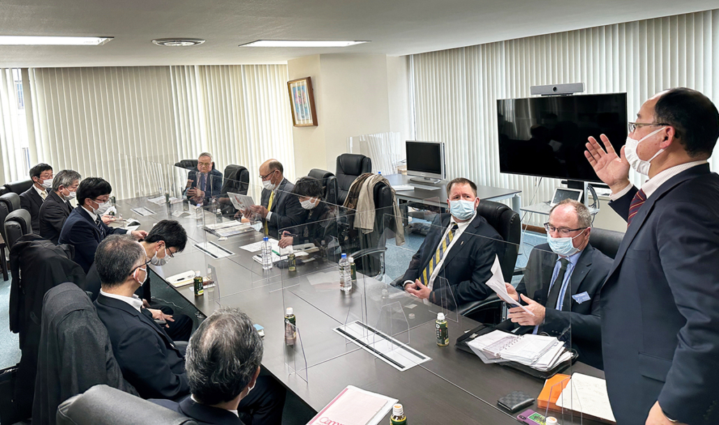 In Tokyo, the 2023 USW North Asia Board Team met with members of the Japan Flour Millers Association.
