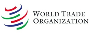 WTO logo and words: World Trade Organization.